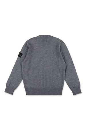 grey wool jumper STONE ISLAND KIDS | 8116509C4V0M67